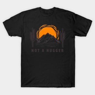 Not A Hugger Cactus Introvert T-Shirt